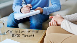 EMDR therapist and client
