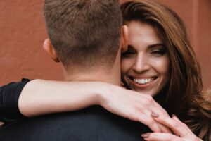 Greenwood Counseling Center Woman hugging her husband for couples counseling